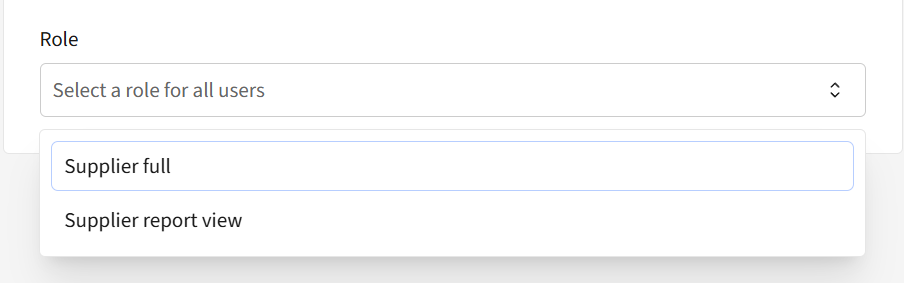 User invitation status