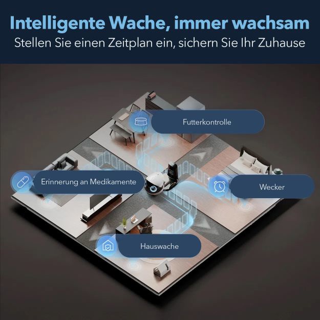 Roboter Enabot EBO Air2 Plus - Roboter-KI-Begleiter mit 3K-Kamera