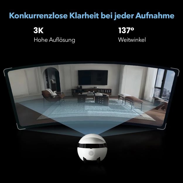 Roboter Enabot EBO Air2 Plus - Roboter-KI-Begleiter mit 3K-Kamera