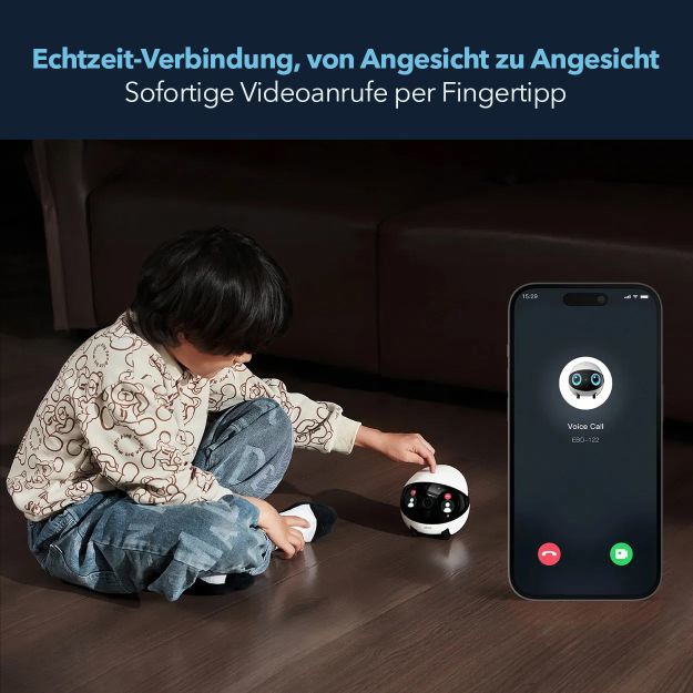 Roboter Enabot EBO Air2 Plus - Roboter-KI-Begleiter mit 3K-Kamera