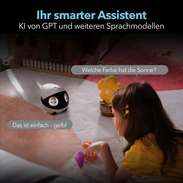 Roboter Enabot EBO Air2 Plus - Roboter-KI-Begleiter mit 3K-Kamera
