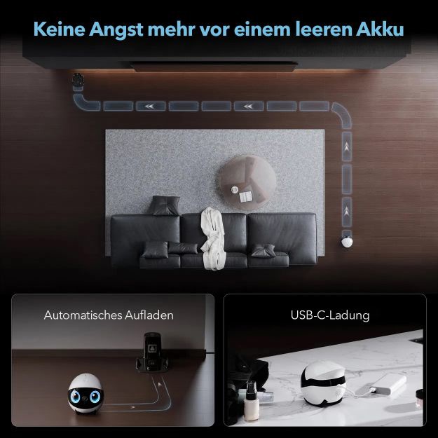 Roboter Enabot EBO Air2 Plus - Roboter-KI-Begleiter mit 3K-Kamera