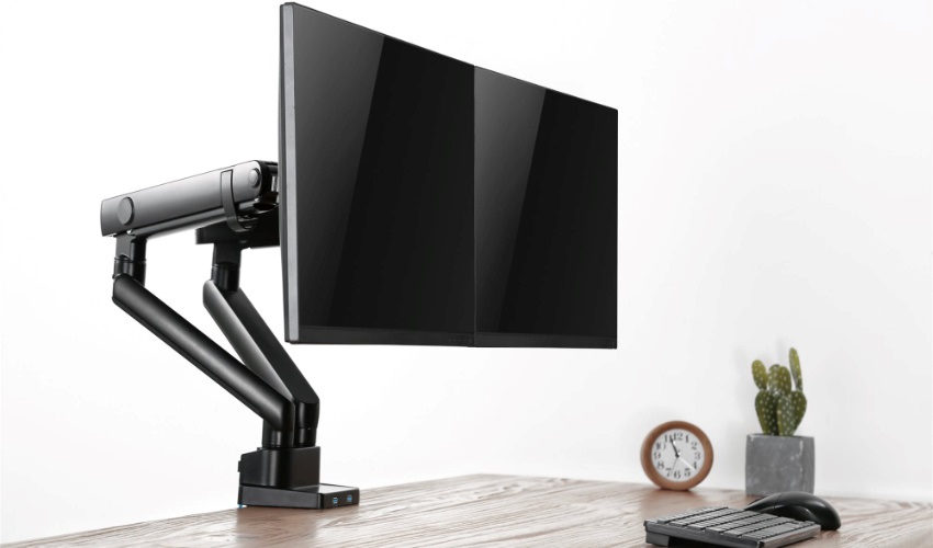 Ergonomické držáky monitorů