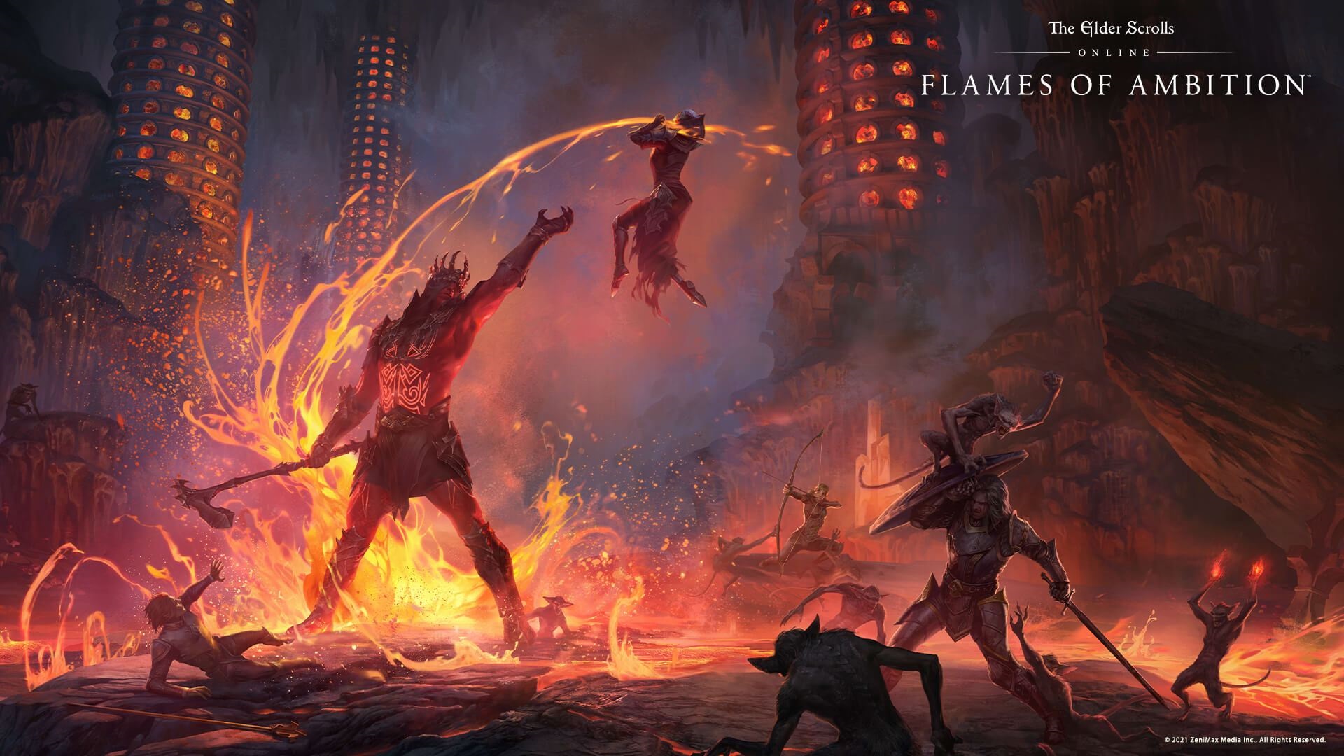 Elder Scrolls Online, screenshot: Flames of Ambition