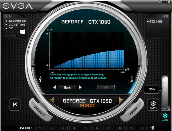 EVGA GTX 1050 SSC Gaming Precision XOC 2