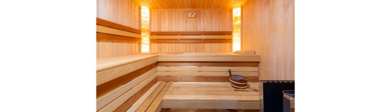Finská sauna interiér