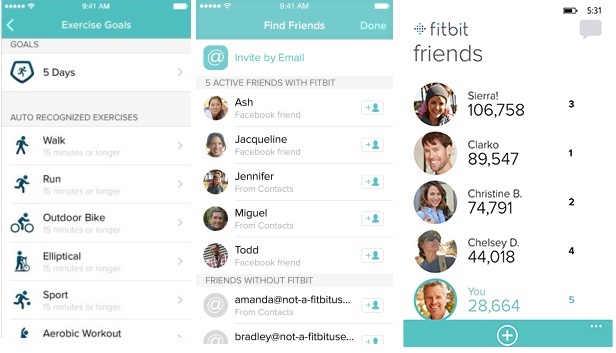 Fitbit App - SmartTrack a Leaderboards