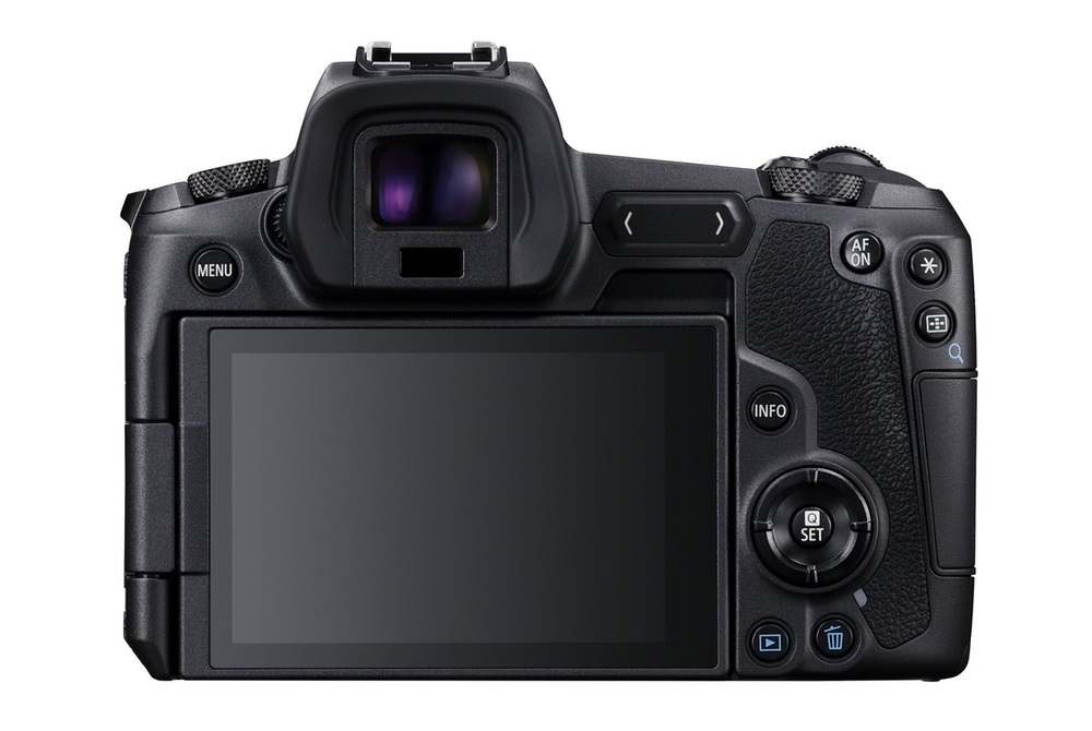 Fotoaparát Canon EOS R, zadní strana