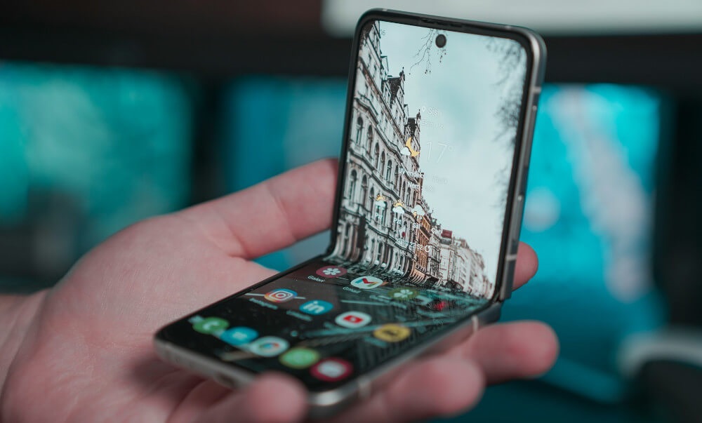 chytrý telefon, ohebný telefon, Samsung Galaxy Fold