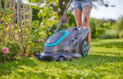 Výrobky Gardena z řady POWER FOR ALL