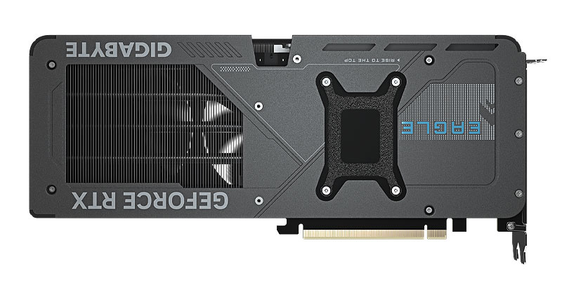 Gigabyte RTX 5070 EAGLE OC SFF 12G; zadní strana