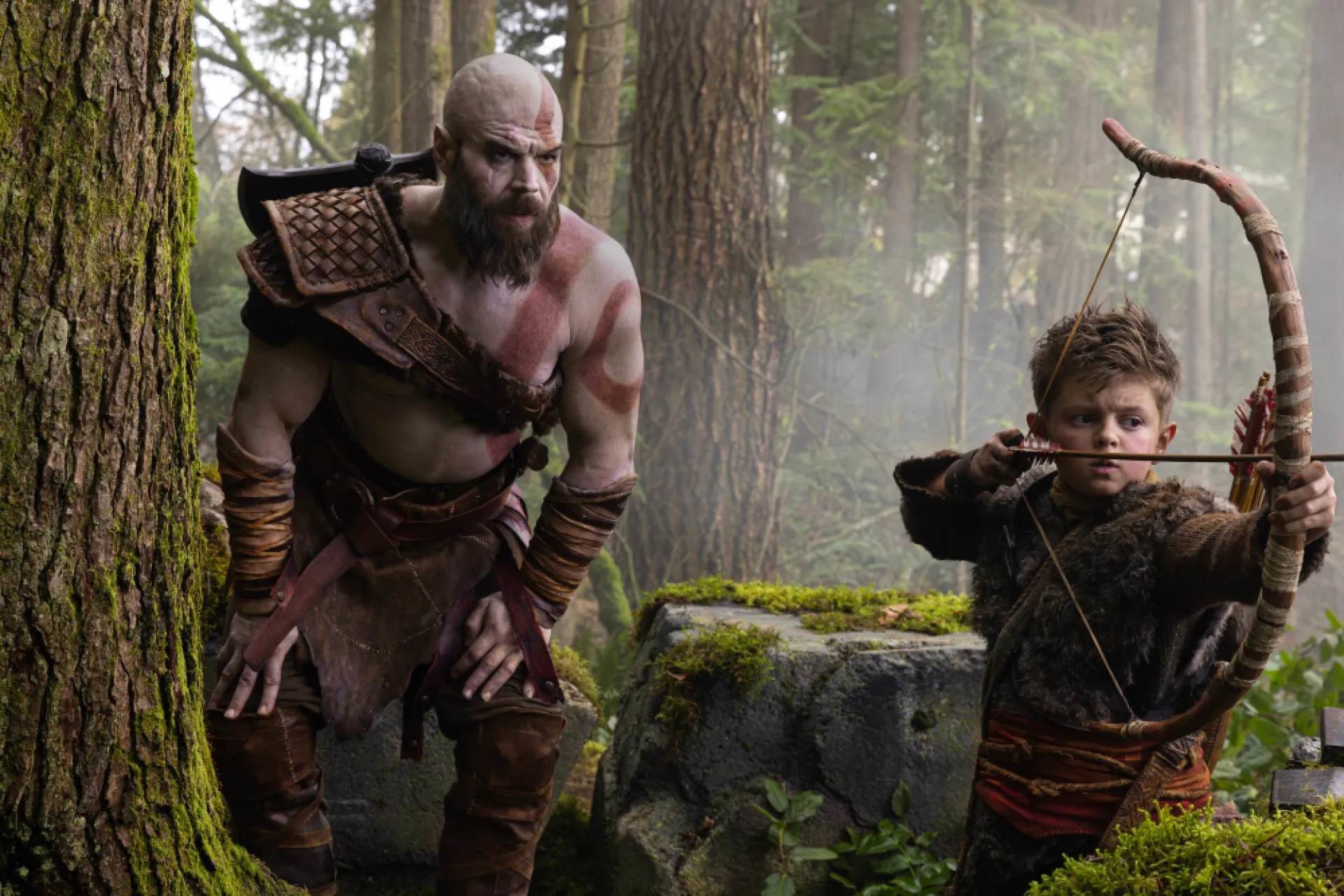 God of War seriál; screenshot: cover