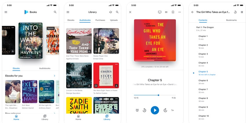 Google Books,aplikace