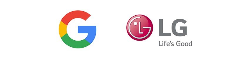 Google; LG; logo