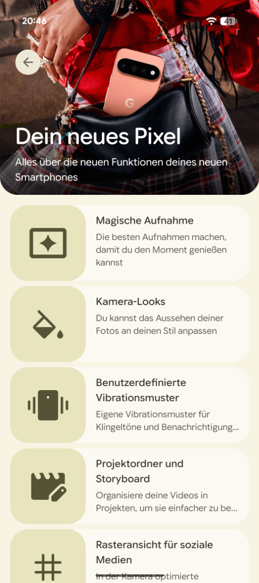 Google Pixel 11, Test