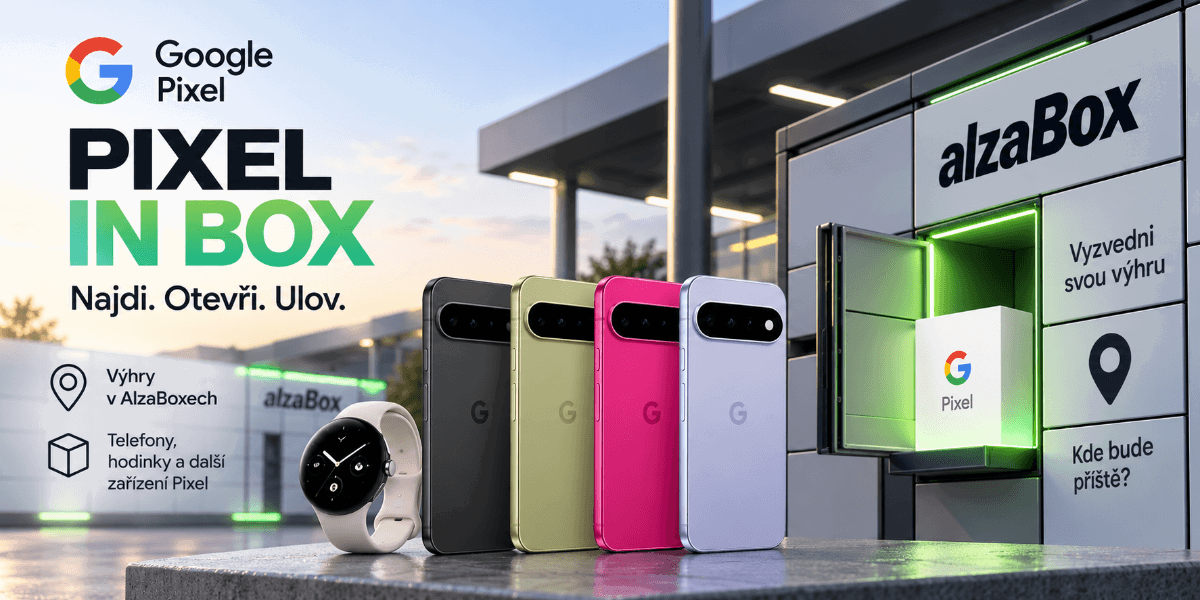 Google Pixel in Box – soutěž o telefony Google Pixel a hodinky Pixel Watch