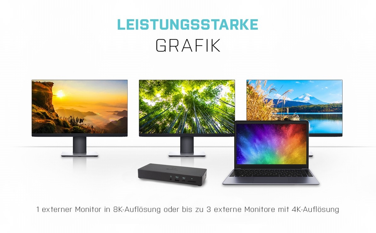 Universelle i-tec Thunderbolt 3× Display Docking Station