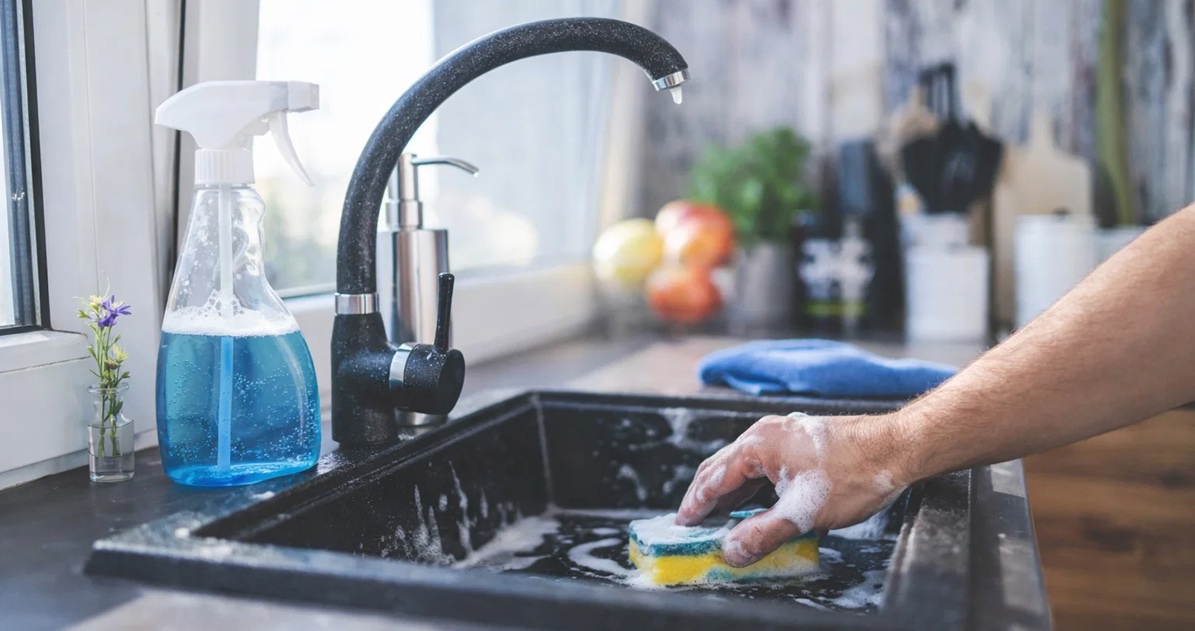 Jak vyčistit granitový dřez