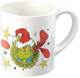 Weihnachtsmalerei auf einer Tasse