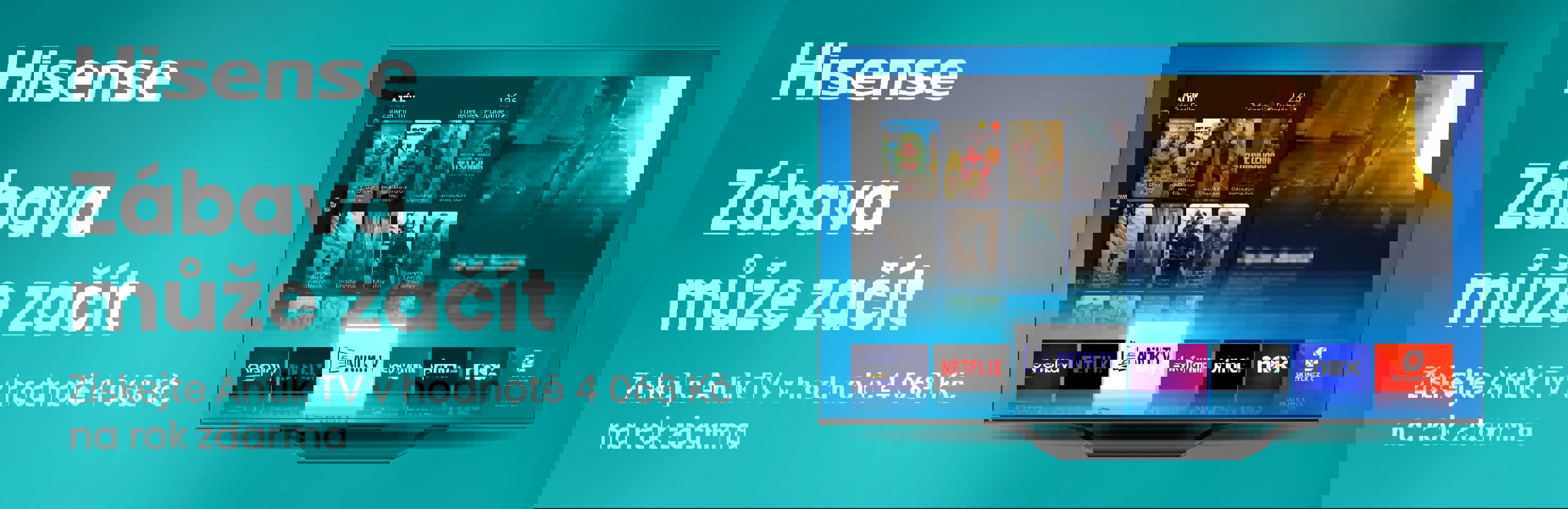 Hisense - zábava může začít Antik TV