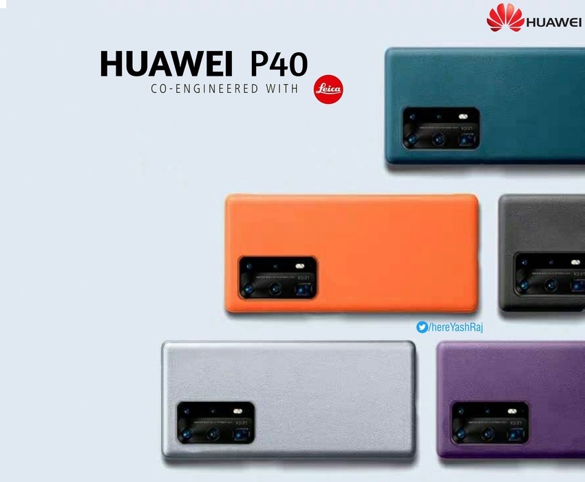 Huawei P40, barevné varianty