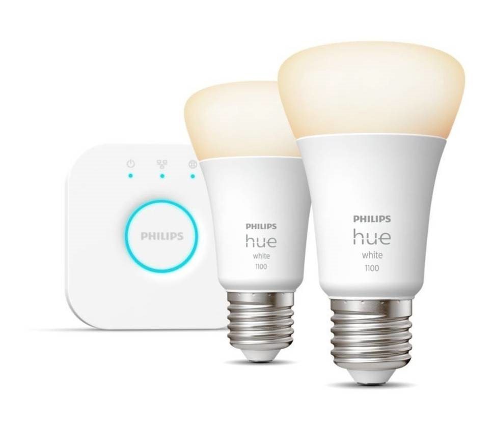 Philips Hue White 9W E27 starter kit