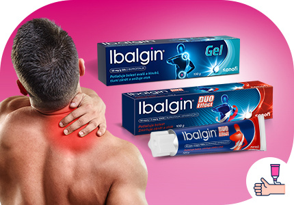 Ibalgin Duo Effect, krém a gel