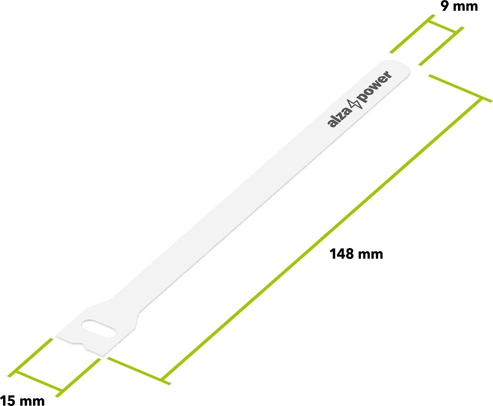 AlzaPower VelcroStrap+