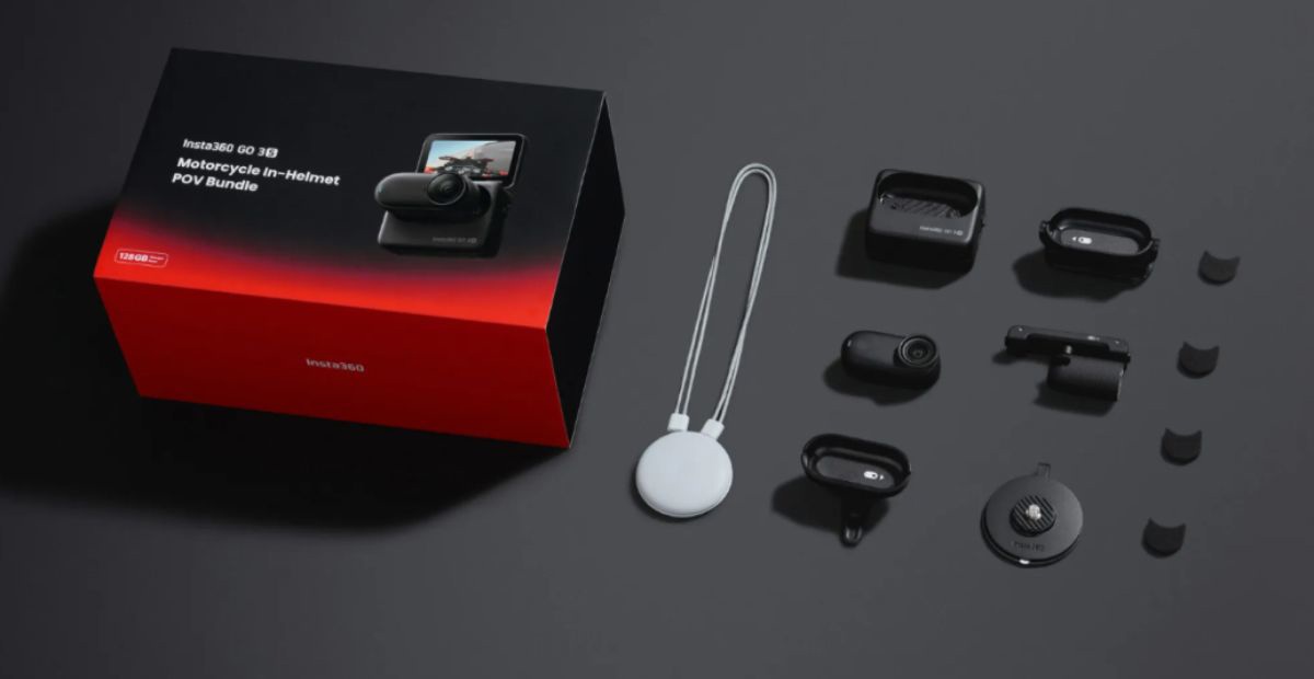 Insta360 GO 3S Motorcycle In-Helmet POV Bundle sisakos motoros felvétel