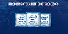 Predstavenie 8. generácie procesorov Intel odštartoval Kaby Lake-R