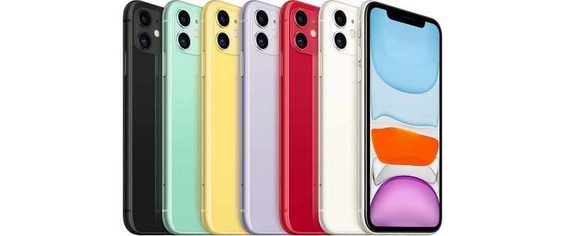 iPhone 11 fialový, černý, zelený, žlutý, (PRODUCT)RED a bílý