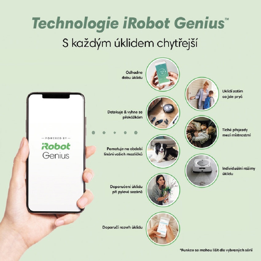 Vysavače iRobot® a mopy Braava®