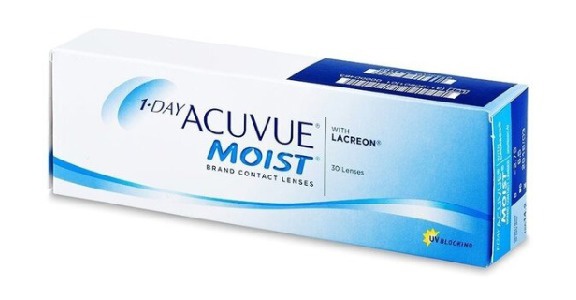 jednodenní kontaktní čočky Acuvue Moist