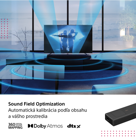 SoundBar Sony HT-A3000, Dolby Atmos® 3.1