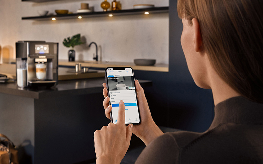 kavovary Bosch s technologií home connect