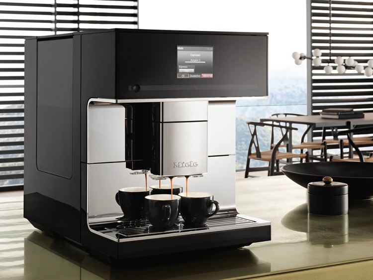 Automatický kávovar Miele CM 6360 MilkPerfection obsidián čierny a bronzový PearlFinish