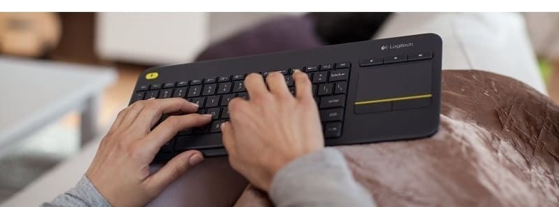 Keyboards with touchpad