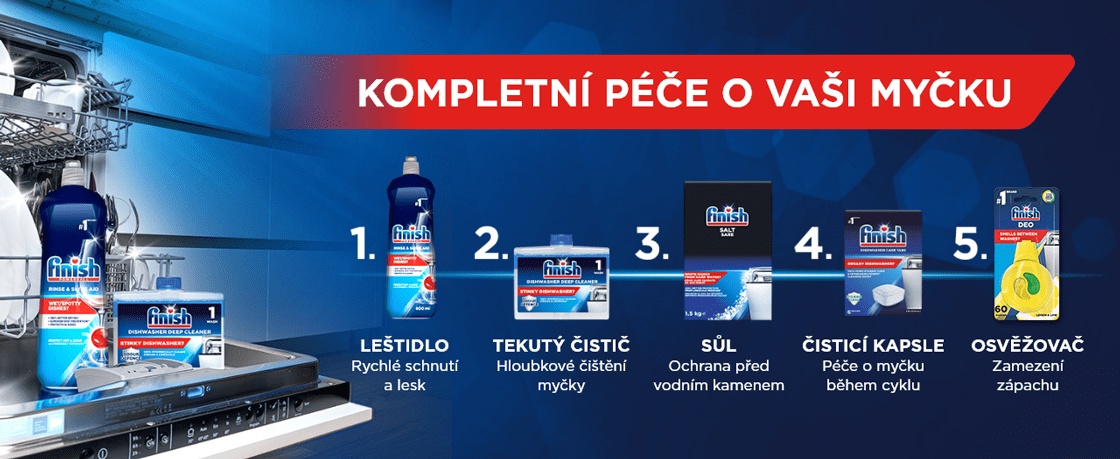 Kompletní péče o vaši myčku