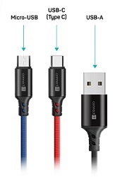 Datové kabely USB konektory