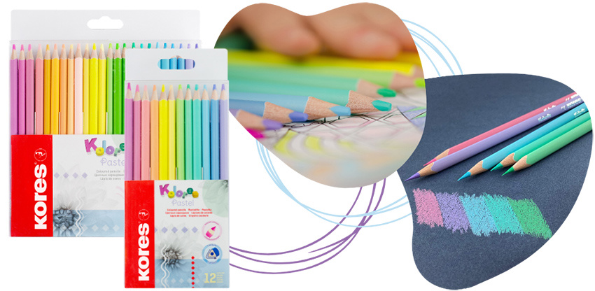 Kores KOLORES Pastel 12 farieb