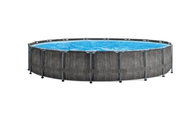 Kruhový bazén s filtrací