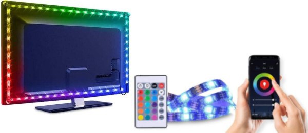 LED pásek za TV USB