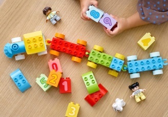 LEGO DUPLO Zug mit Zahlen