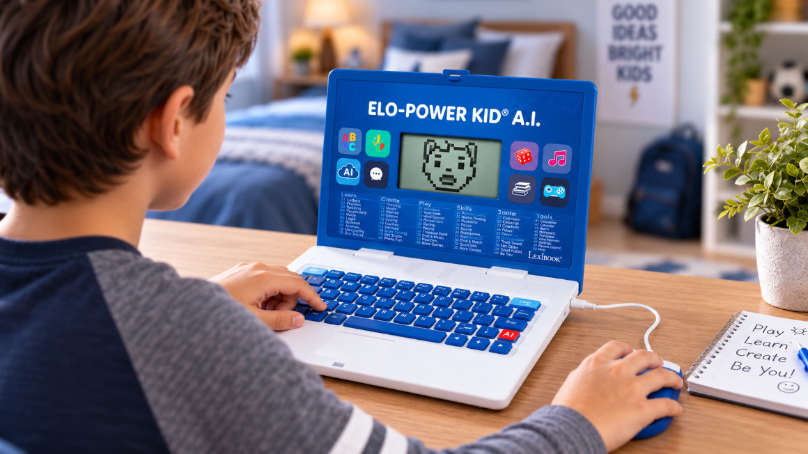 Lexibook AI vzdělávací notebook ELO-Power Kid A.I. Lexibook AI vzdělávací notebook ELO-Power Kid A.I.