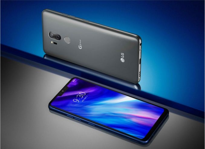 Telefon v modré variantě LG G7 modrá varianta