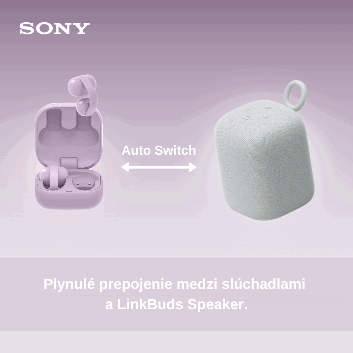 Bezdrôtové slúchadlá Sony LinkBuds Clip
