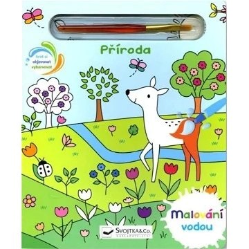 malování vodou příroda