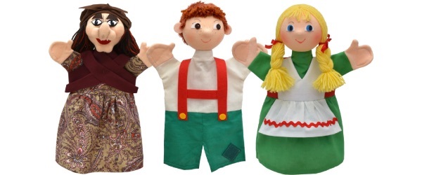 Handpuppe Lebkuchenhaus