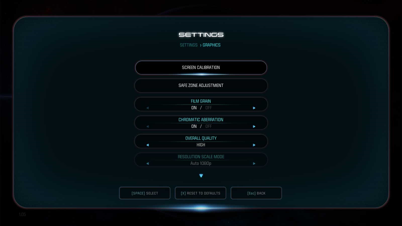 Mass Effect: Andromeda nastavení 2