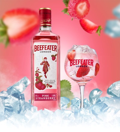 BEEFEATER STRAWBERRY PINK & TONIC